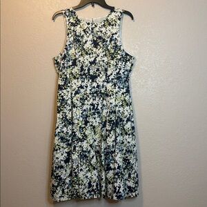 Liz Claiborne Abstract Floral Dress Size 12
